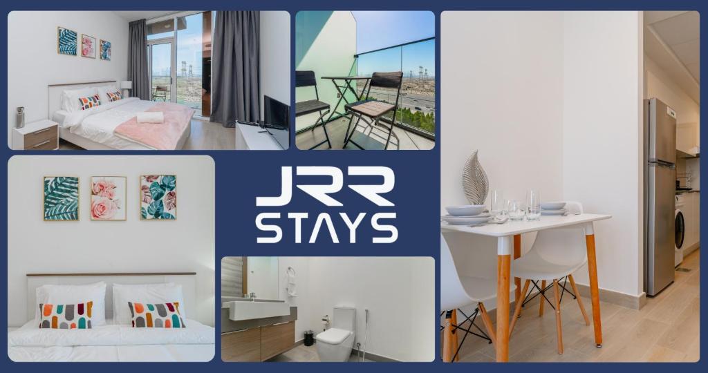 هتل جی آر آر استیز - جی وی سی بلوم تاور بی 604 استودیو ویت بالکنی اسلیپس 2 - JRR Stays - JVC Bloom Tower B604 Studio with Balcony Sleeps 2