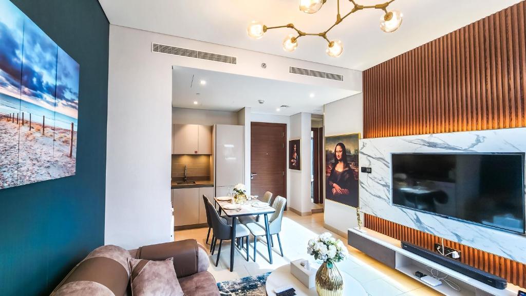 هتل استی لا کاسا دا وینچی 1BR هالیدی هوم سی وی آر بی3002 نیر برژ خلیفه - STAY La Casa Da Vinci 1BR Holiday Home CVR B3002 near Burj Khalifa