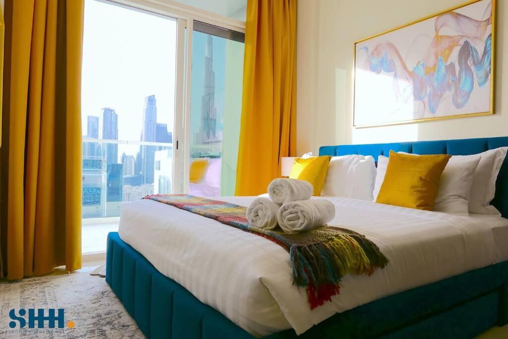 هتل هومى 1 بی آر و/ برج خلیفه ویو! - Homey 1 BR w/ Burj Khalifa view!
