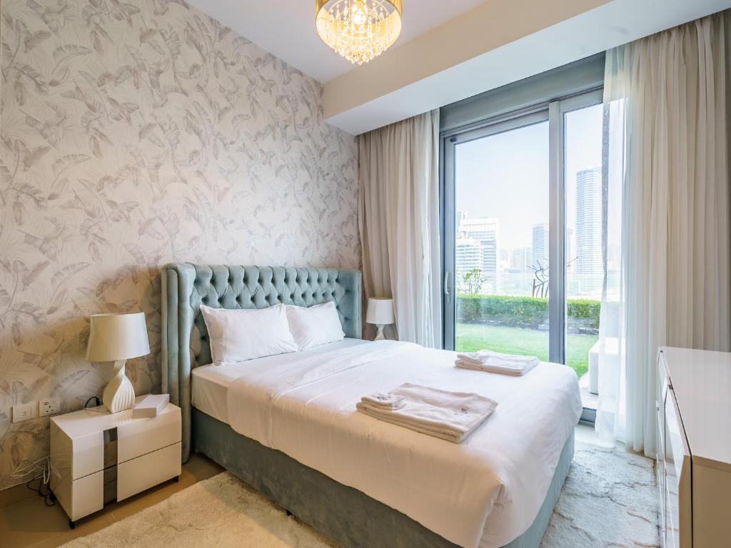 هتل گورجس 1 بی آر ویت پرایوت تراس - مارینا ویو - Gorgeous 1 BR with Private Terrace - Marina View