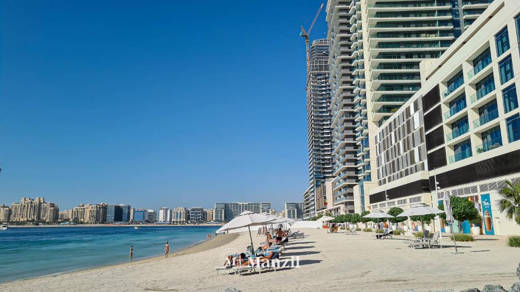 هتل منزیل - لوکس 1BR در بیچ ویستا با پایانه خصوصی، نزدیک دبی هاربر - Manzil - Lux 1BR in Beach Vista with Private Beach, Near Dubai Harbour