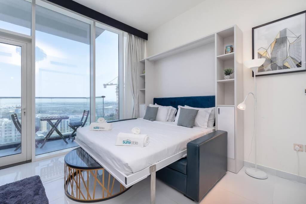 هتل لاولی استودیو ویت ویو آف دبی میراکِل گاردن - Lovely Studio with View of Dubai Miracle Garden