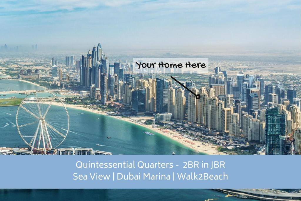 هتل 2بی آر در جی بی آر / سی ویو / دبی مارینا / واک تو بیچ - 2BR in JBR / Sea View / Dubai Marina / Walk2Beach