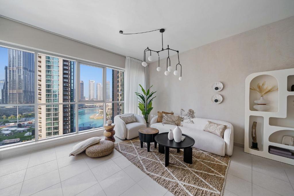 هتل لاکسری آپارتمان ویت برج خلیفه ویو این دنتاون - Luxury Apartment with Burj Khalifa View in Downtown