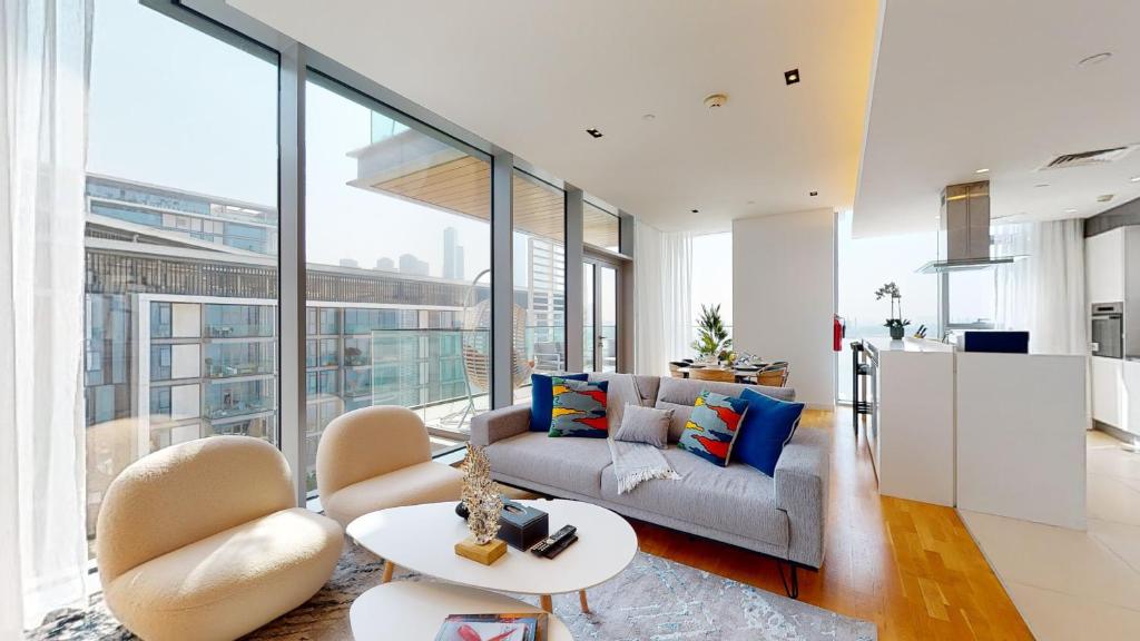 هتل بلوواترز آیلند 2 اند 1 بی دی آر آپارت وید سی ویوز - Bluewaters Island 2 and 1 BDR Apart with Sea Views