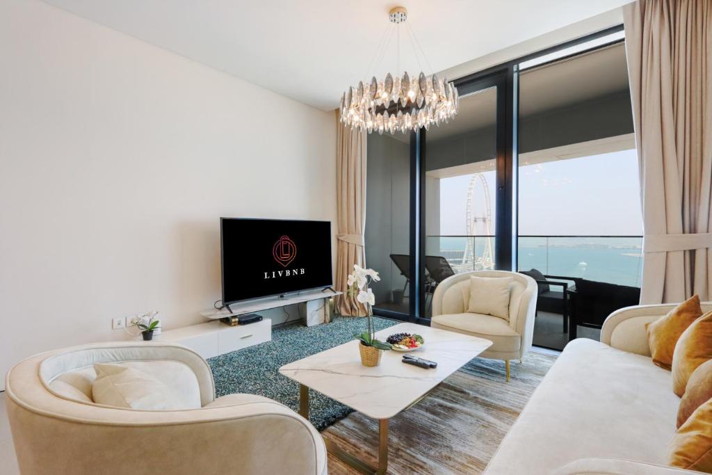 هتل کوزی 2 بی آر این آدرس جی بی آر وید سی ویو اند بیچ اکسس - لیو بی ان بی - Cosy 2BR in Address JBR with Sea View & Beach Access - Livbnb