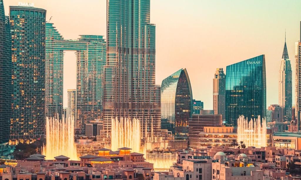 هتل الایت رویال آپارتمان - پانورامیک فول برج خلیفه، فونتین و اسکای لاین ویو - بارون - Elite Royal Apartment - Panoramic Full Burj Khalifa, Fountain & Skyline view - Baron