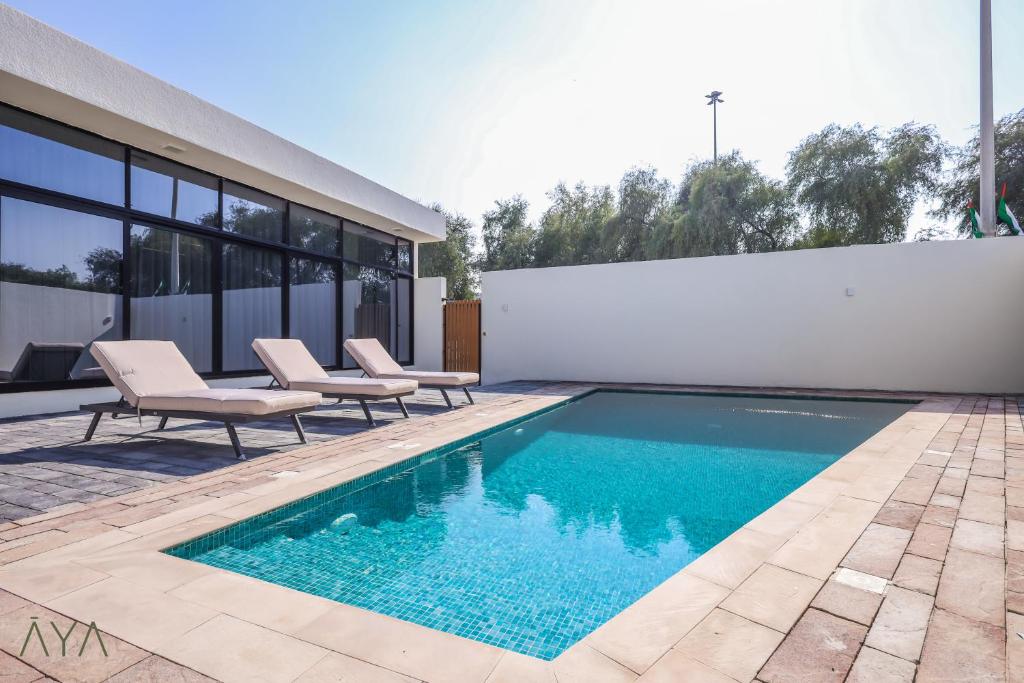 هتل آیا بوتیک - اوسیس این ال منتظره 3BR ویلا وید پرایوت پول AYA Boutique - Oasis in Al Muntazah 3BR Villa with Private Pool