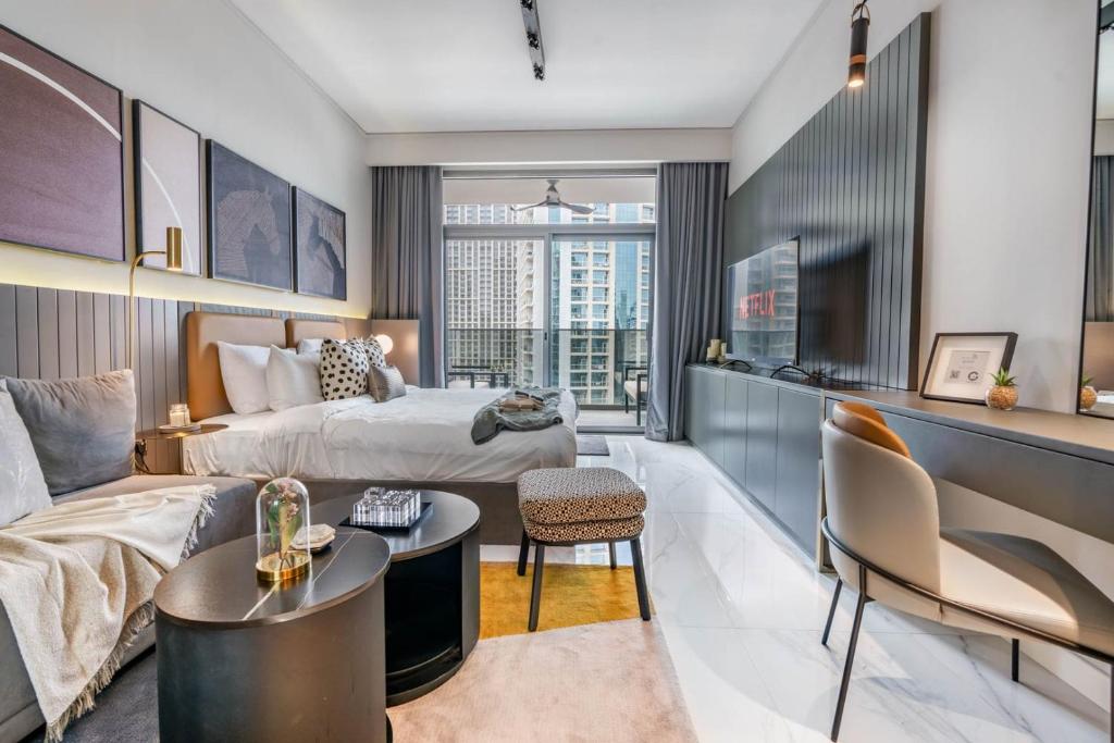 هتل گست ردی - چامئینگ لافت 7 دقیقه از برج خلیفه - GuestReady - Charming Loft 7mins from Burj Khalifa