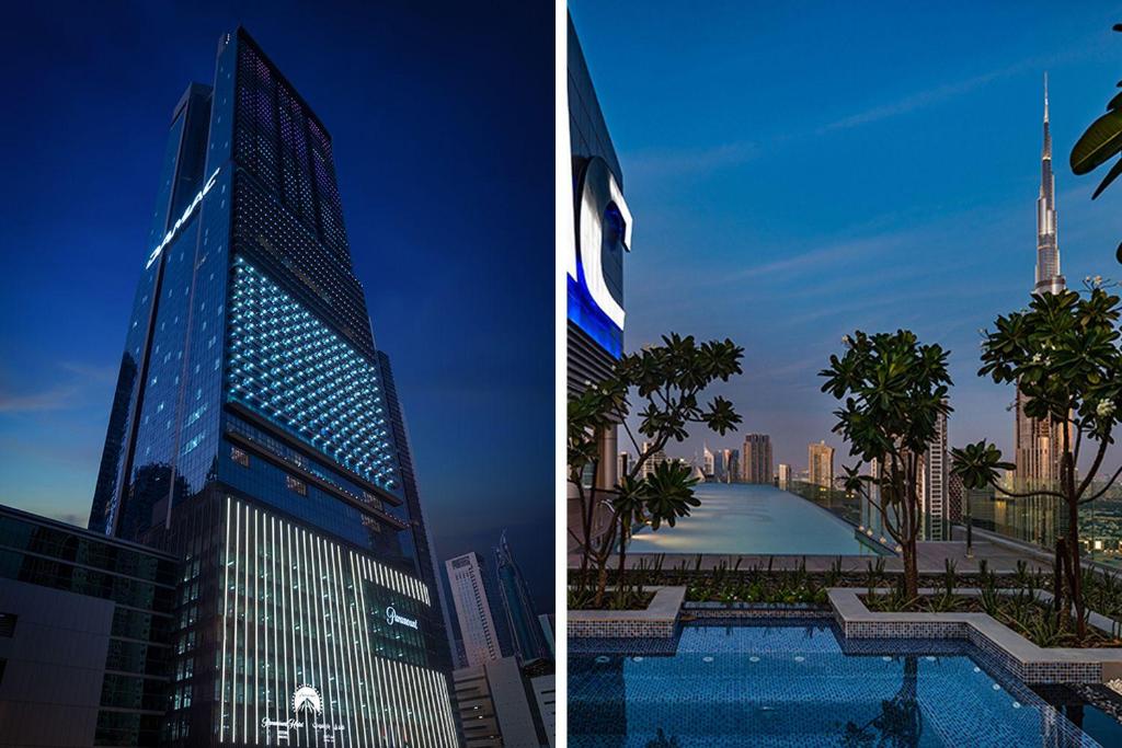 هتل پارامونت میدتاون - لاکچری 1 بد روم آپارتمان ویت فول سی ویو - Paramount Midtown- Luxury 1 bedroom apartment with full sea view
