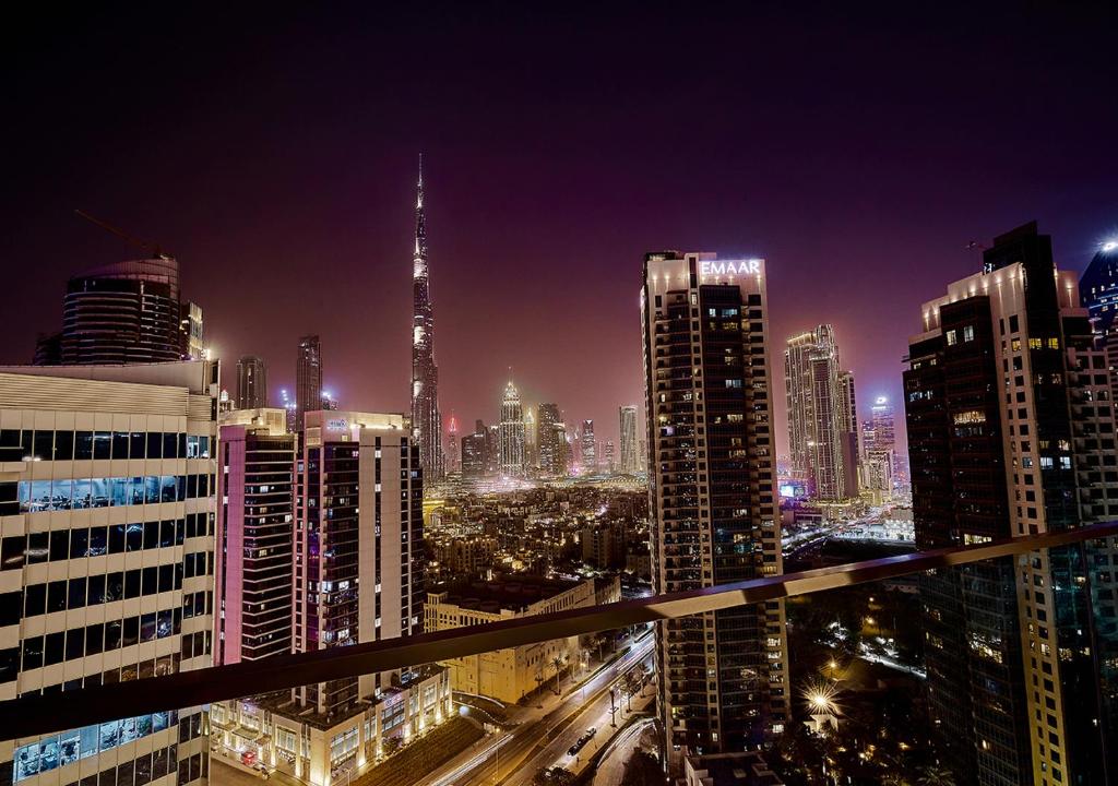 هتل لاکسوری استودیو با برج خلیفه یا کانال ویو در داون تاون - مارکیز اسکوئر تاور - Luxury Studios with Burj Khalifa or Canal View in Downtown - Marquise Square Tower