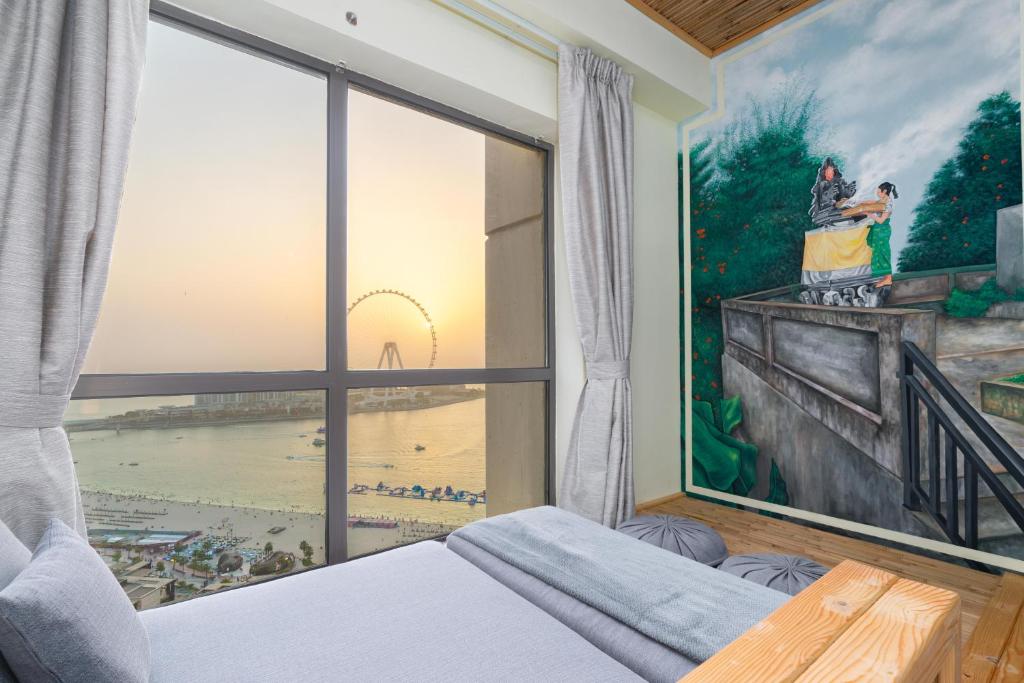 هتل التیمیت استی / 3 بدز / فول سی اند جی بی آر بیچ ویو / زن اند یوگا سول - Ultimate Stay / 3 Beds / Full Sea & JBR Beach View / Zen & Yoga Soul
