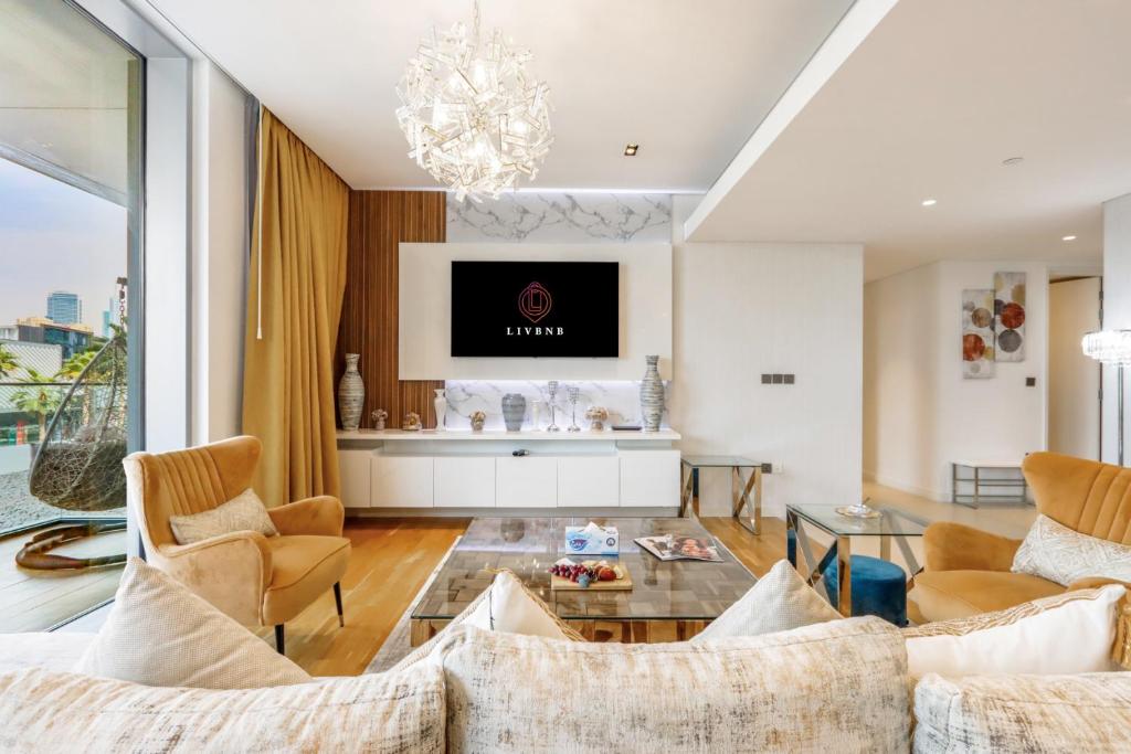 هتل بلوباترز - آپگریدد 2 بد روم سوئیت ویت آین دبی ویو بای لیوندنبی - Bluewaters - Upgraded 2 Bedroom Suites with Ain Dubai View By Livbnb