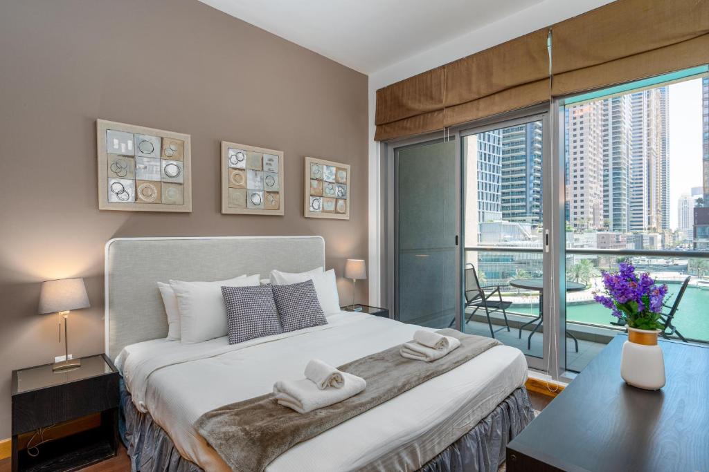 هتل وکی لیتینگز 1 بی آر - آیرس بلو تاور مارینا ویو - Vacay Lettings 1 BR - Iris Blue Tower Marina View