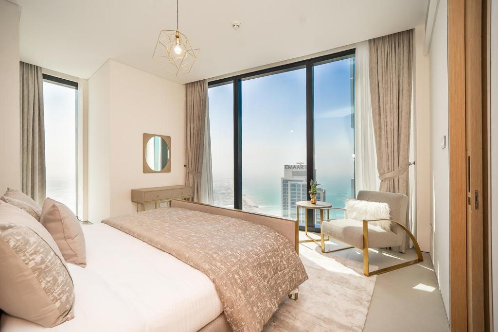 هتل لوتون ویکیشن هومز - اسپکتکولار مارینا-ویو ریترت 2BR آدرس جی بی آر - 49AB06 - Luton Vacation Homes - Spectacular Marina-View Retreat 2BR Address JBR - 49AB06
