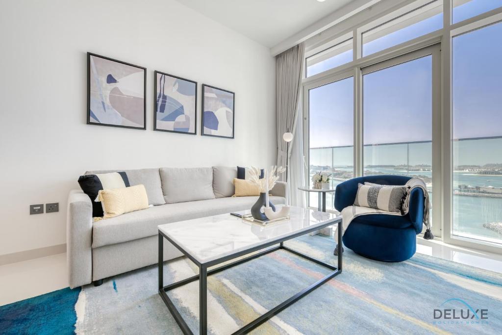 هتل آیدلیک 1BR ات سانرایز بی تاور 1 ایمار بیچفرانت دبی مارینا بای دلاکس هالیدِی هومز - Idyllic 1BR at Sunrise Bay Tower 1 Emaar Beachfront Dubai Marina by Deluxe Holiday Homes