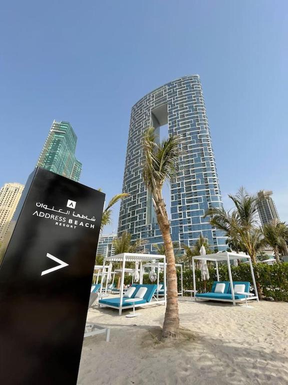 هتل ۲ بی دی آر آپت ذ آدرس بیچ ریزورت جی بی آر - 2 BDR Apt The Address Beach Resort JBR