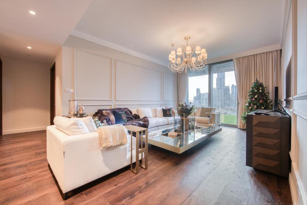 هتل لاکژریس 3 بدم روم آپارتمان این بولوار پوینت، کانکتد تو دبی مال - Luxurious 3 Bedroom Apartment in Boulevard Point, Connected to Dubai Mall