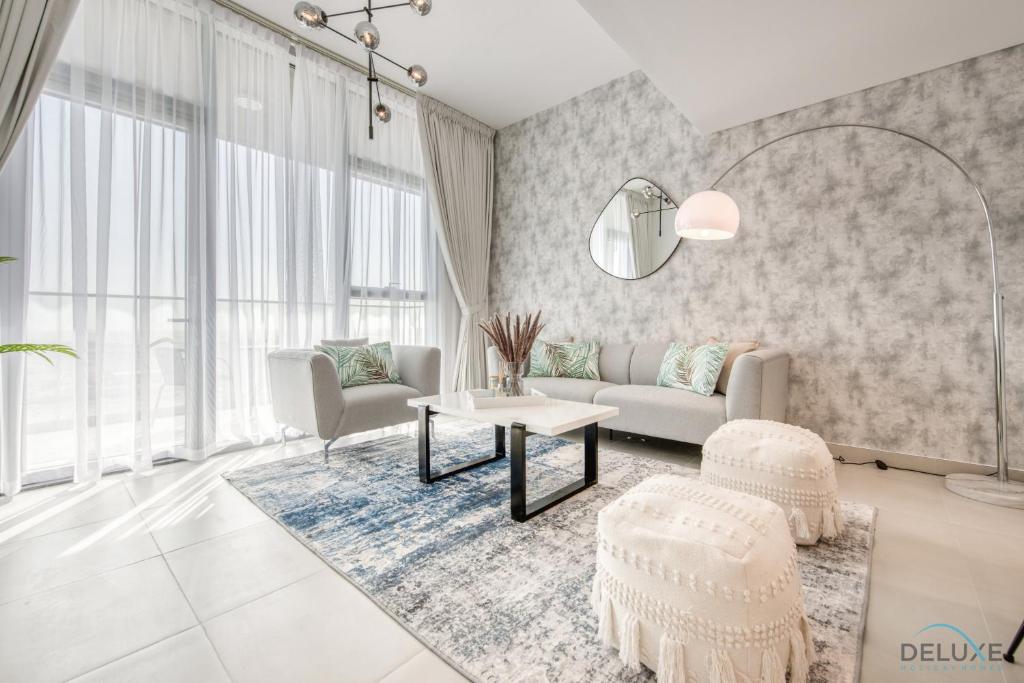 هتل الورینگ 1BR ات د پالس بلواد C3 دبی ساوث بای دلاکس هالیدِی هومز - Alluring 1BR at The Pulse Blvd C3 Dubai South by Deluxe Holiday Homes