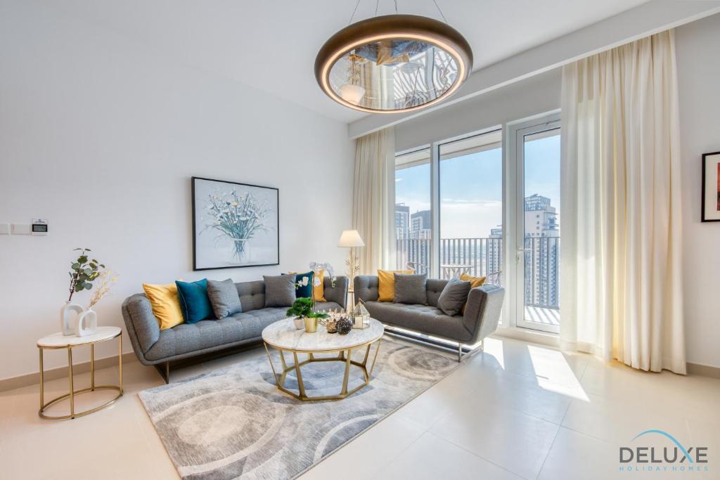هتل پاش 2 بی آر اَت کریک هورایزن 2 دبی کریک هاربر بای دلاکس هالیدی هومز - Posh 2BR at Creek Horizon 2 Dubai Creek Harbour by Deluxe Holiday Homes