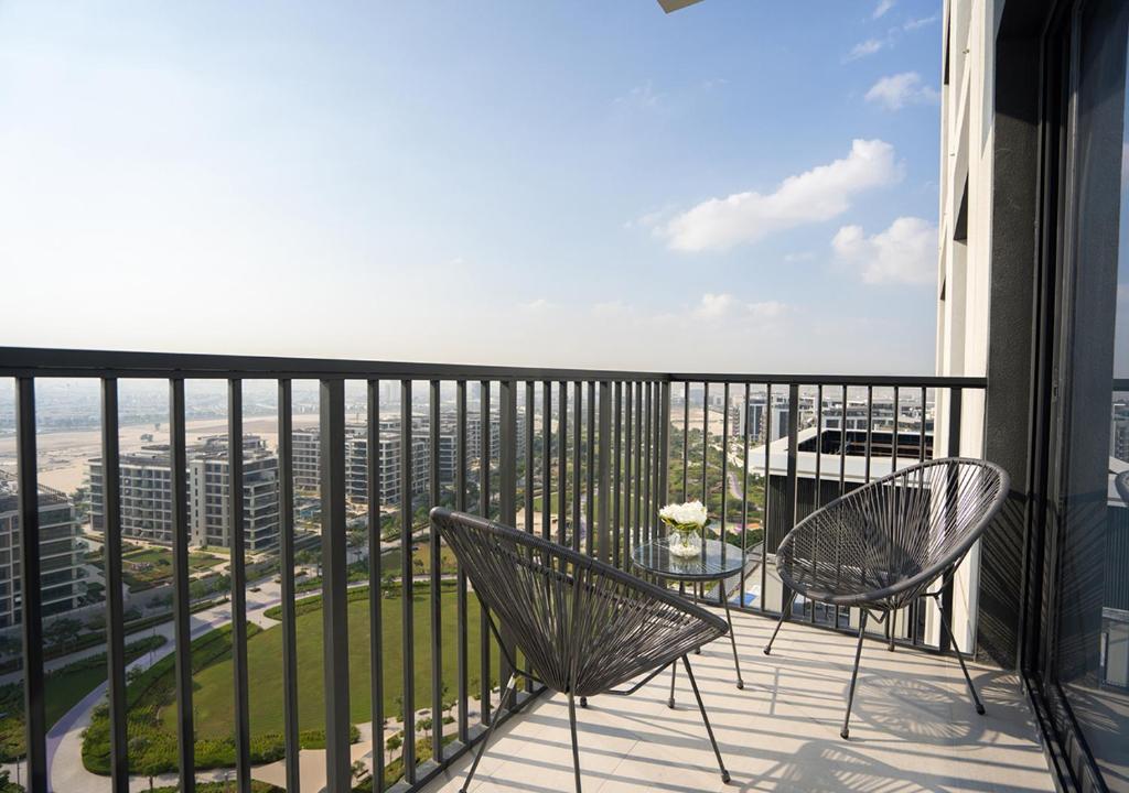 هتل نسما لاکچری استیز - الگانت کاندو ویت سیتی ویوز اند دبی اسکایلاین - Nasma Luxury Stays - Elegant Condo With City Views And Dubai Skyline