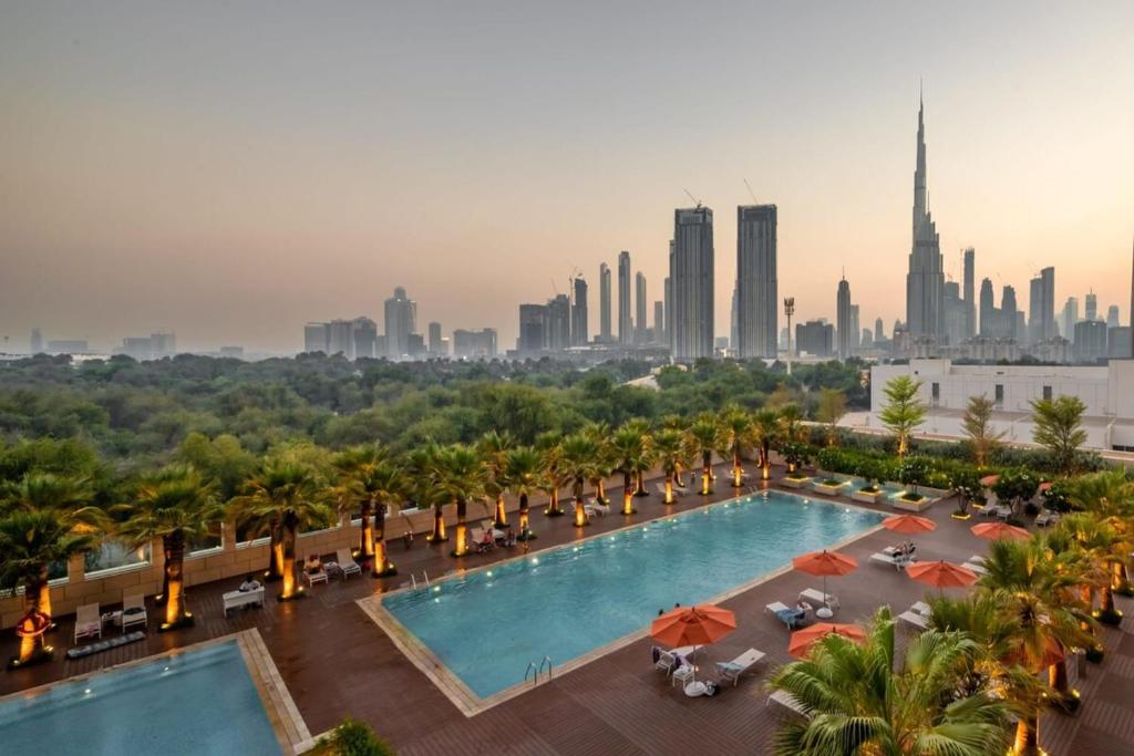 هتل سیلک هاوس رنوویته استودیو ویت برج خلیفه ویو این دی آی اف سی - Silkhaus renovated studio with Burj Khalifa view in DIFC