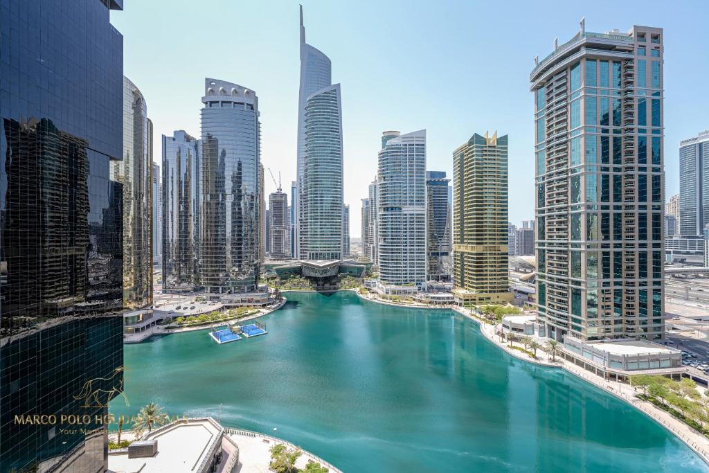 هتل مارکو پولو - استرایکینگ لیک ویوز اَت جی ال تی , 1 بی آر , 2 بالکونی - Marco Polo - Striking Lake Views at JLT ,1 BR, 2 Balconies