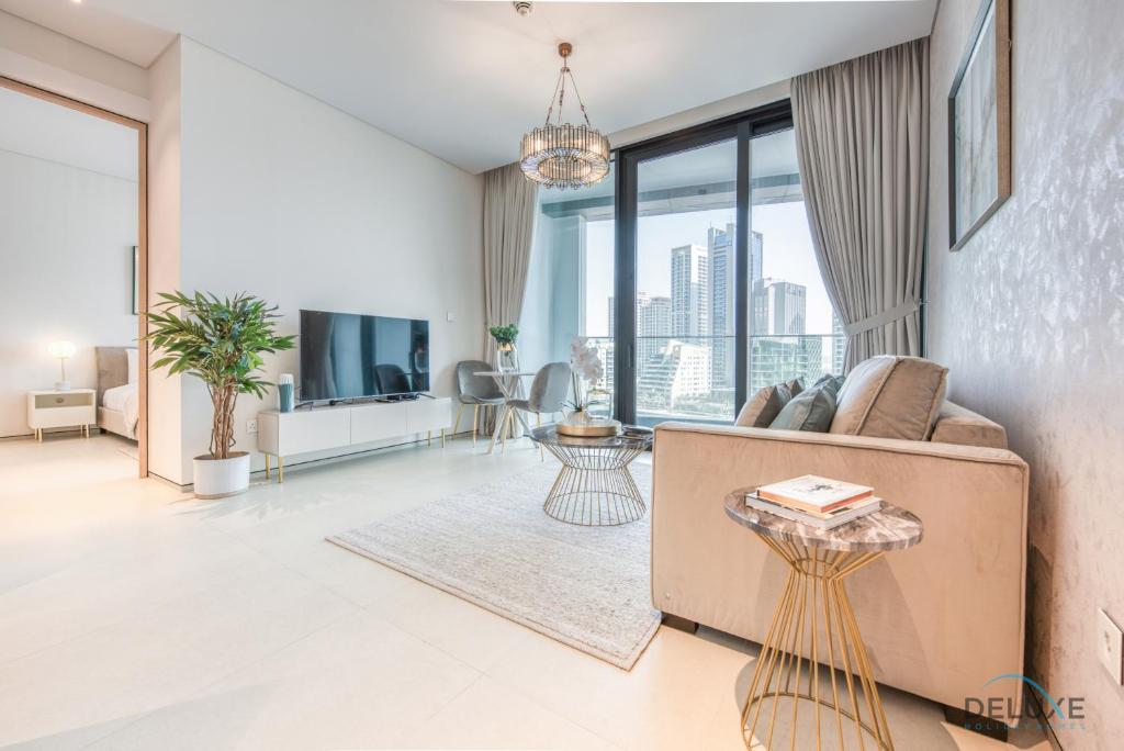 هتل اکسپوزیت 1بی‌آر ات د آدرس ریزیدنسز این جی‌بی‌آر بای دلاکس هالیدی هومز - Exquisite 1BR at The Address Residences in JBR by Deluxe Holiday Homes