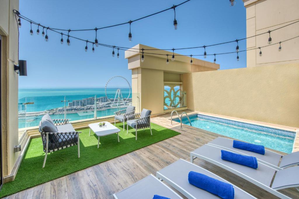 هتل استلا استیز آلتی مت 4 بی آر پنت هاوس پرایوت پول پانورامیک ویو - Stella Stays Ultimate 4 BR Penthouse Private Pool Panoramic View