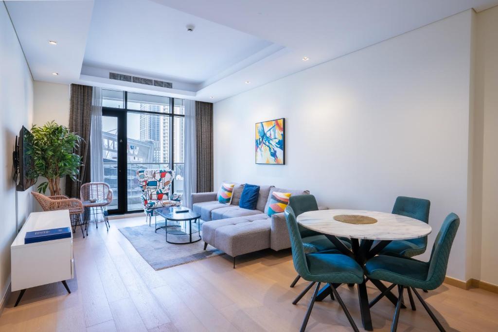 هتل آر اچ- مدرن کامفورت، برایت ۱ بی آر نییر دبی مال، سیتی ویوز - RH- Modern Comfort, bright 1BR near Dubai Mall, City Views
