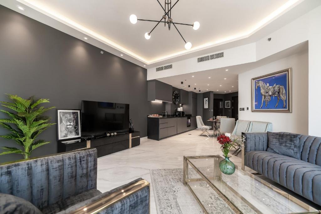 هتل های‌گسٹس - لاکژری آپارتمان، 10-مین والک تو دبی هاربر - HiGuests - Luxury Apartment, 10-min Walk to Dubai Harbor