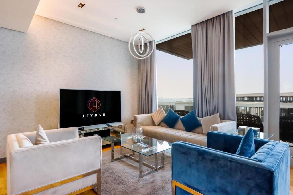 هتل بلوواترز آیلند - های-فلور 1 بدروم سوئیت بای لیوانب - Bluewaters Island - High-Floor 1 Bedroom Suite by Livbnb