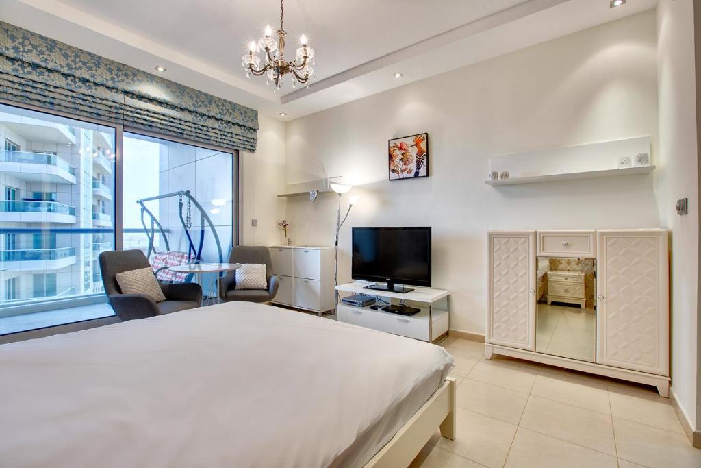 هتل کیوت دبی مارینا استودیو این اسکای ویو تاور - Cute Dubai Marina Studio in Skyview Tower