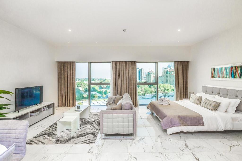 هتل مودرن لارج استودیو سنترال پارک دی آی اف سی - Modern Large Studio Central Park DIFC