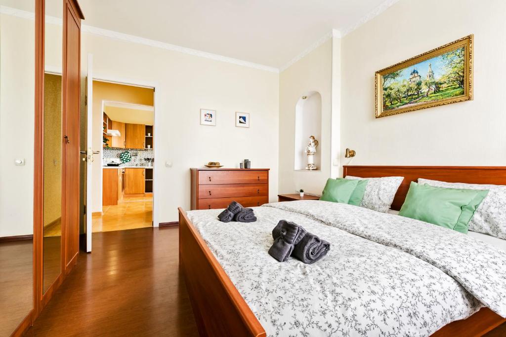 هتل دابل تاور آپارتمان آن دیمیتری اولیانوف سنت - Double Tower apartment on Dmitry Ulyanov St.