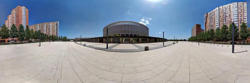 Вид на стадион Краснодар