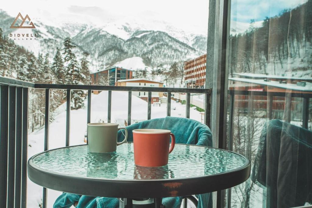 هتل کوزی آپارتمان این باکورینی نییر دیدولی اسکی لیفتس - Cosy Apartment in Bakuriani Near Didveli Ski Lifts
