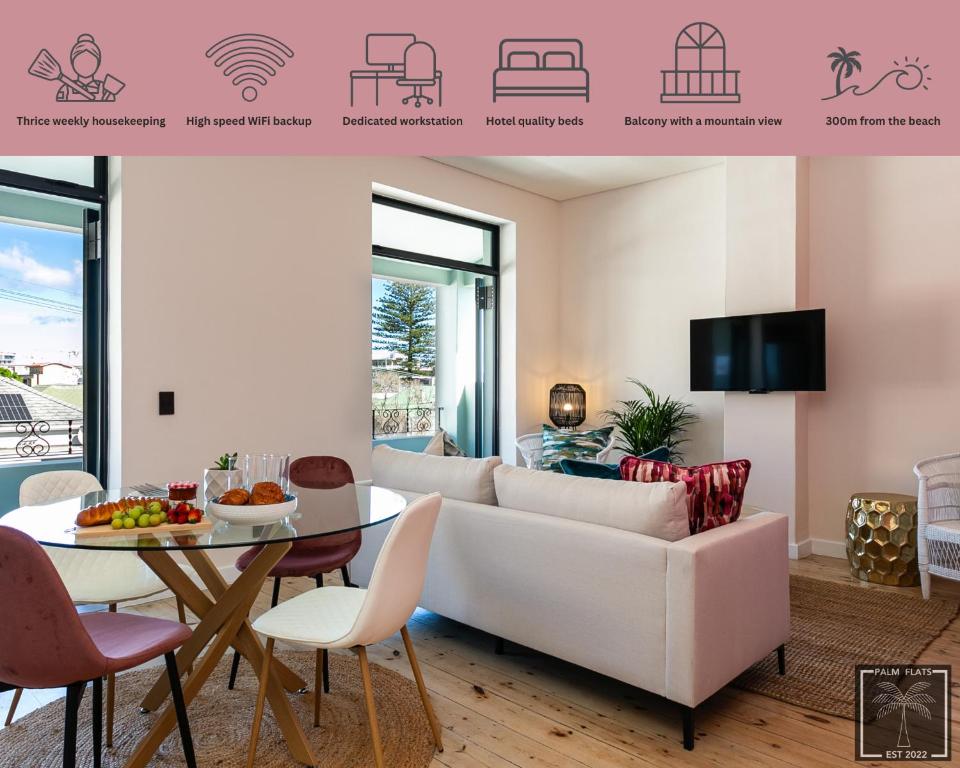 هتل برند نیو پانورامیک پیکز ات د پالم فلتس آپارتمان - Brand New Panoramic Peaks at The Palm Flats Apartment