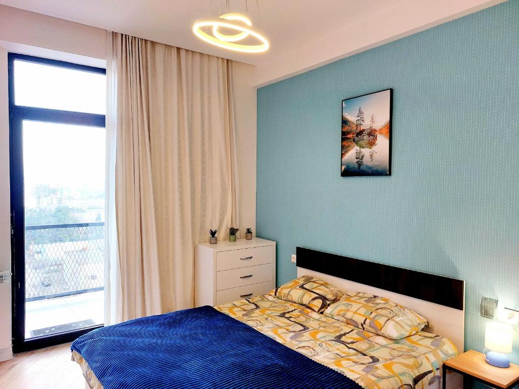هتل کوزی 1BR آپت نیئر مترو استیشن آن سابورتالو. - Cozy 1BR Apt near Metro Station on Saburtalo.